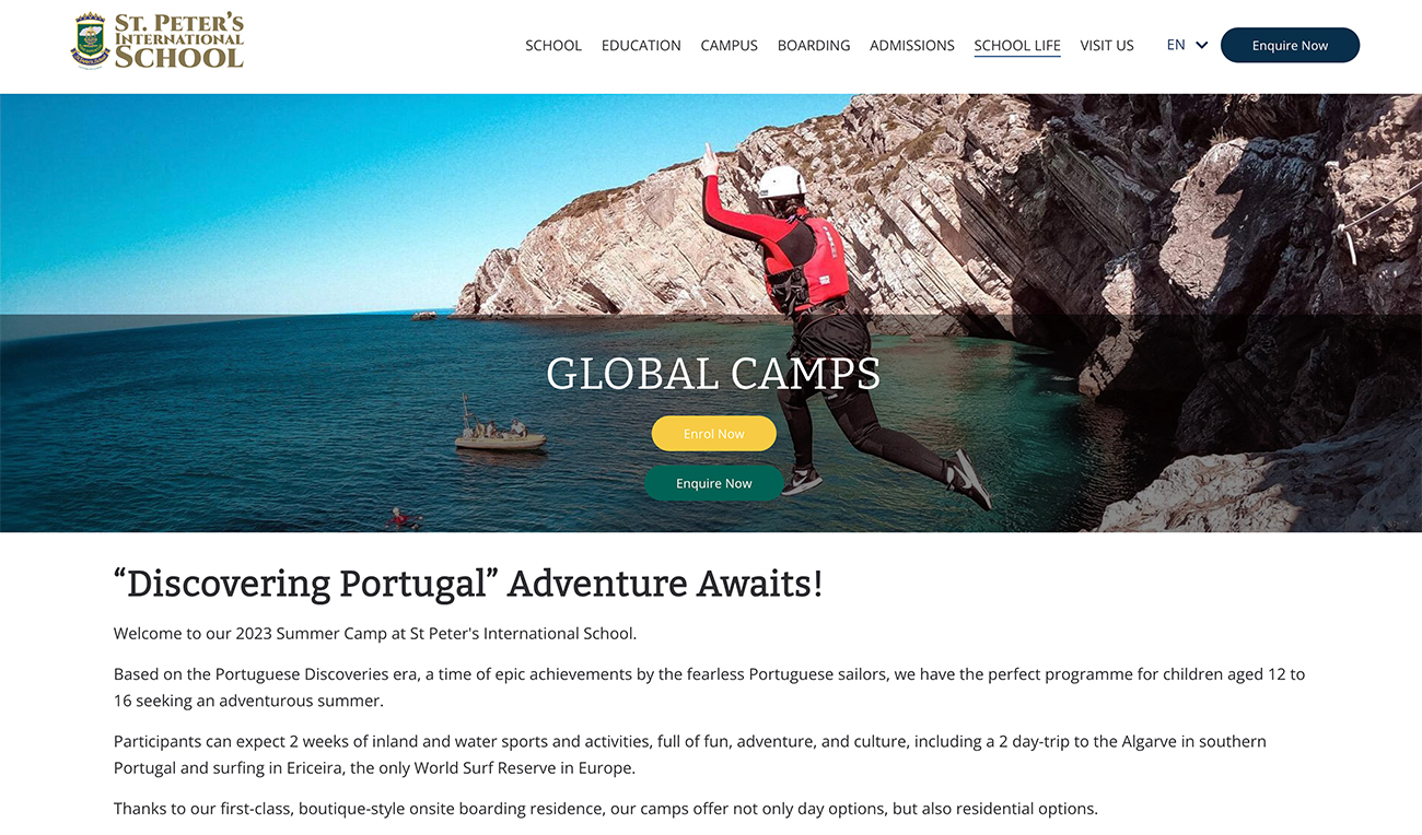 St Peters International School - Summer Camp